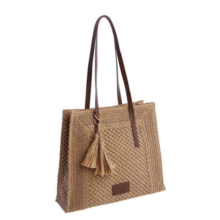 Bolso Shopper Alisse Beige   1