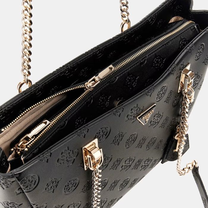 Bolso de Hombro Tisha Logo 4G Peony Negro   3