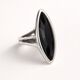 Anillo Cala Plata Negro  L-236290 0