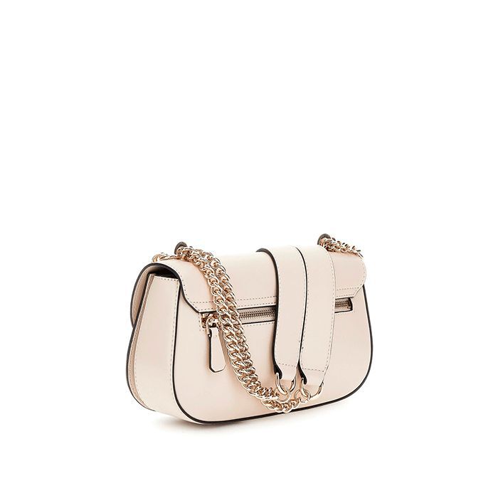 Bolso Bandolera Daryna con Solapa Crema   2