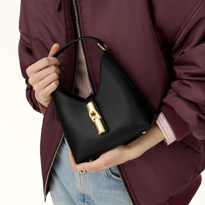 Minibolso Hobo Iride Negro   5