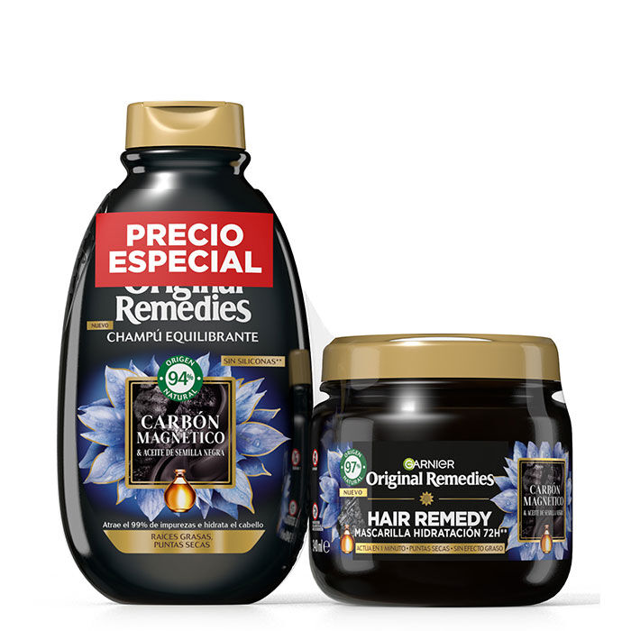 Carbón Magnético Mascarilla Hidratante  2ud.-227362 2