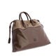 Bolso de Mano Bicolor Marr&oacute;n   6