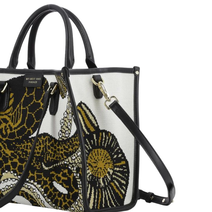 Bolso de Mano Bordado Octopus  T. &Uacute;nica-235964 4