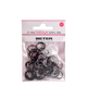 Mini Gomitas de Silicona Negro-Transparente  1ud.-231055 0