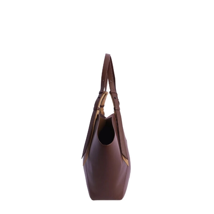 Bolso Shopper de Hombro Marr&oacute;n   2