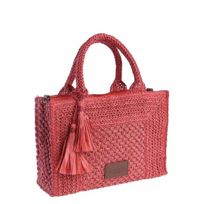 Bolso de Mano Dovena Rosa   5