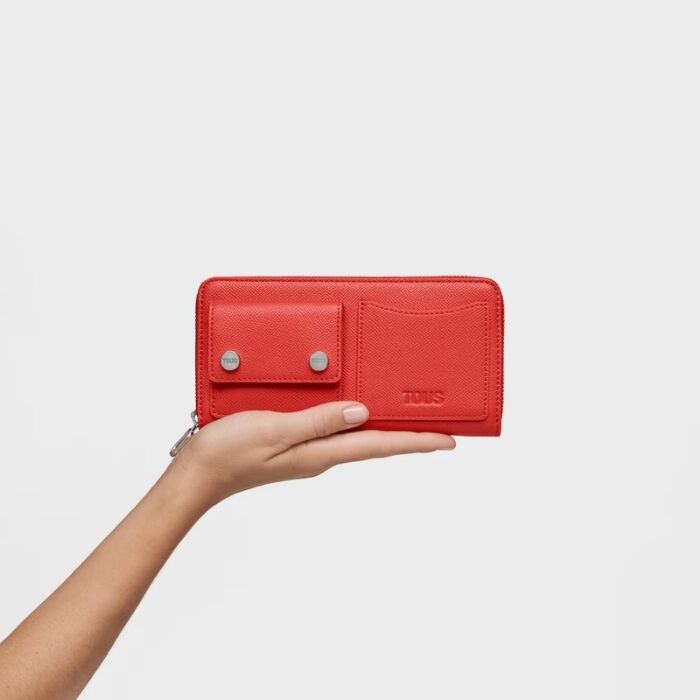 Billetera Mediana Audree Pockets Roja   4