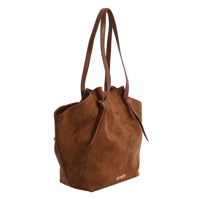 Bolso Shopper Suede Cuero   1