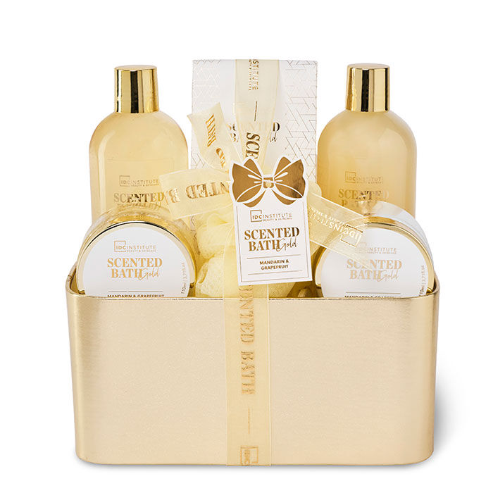 Scented Bath Gold Basket Estuche  