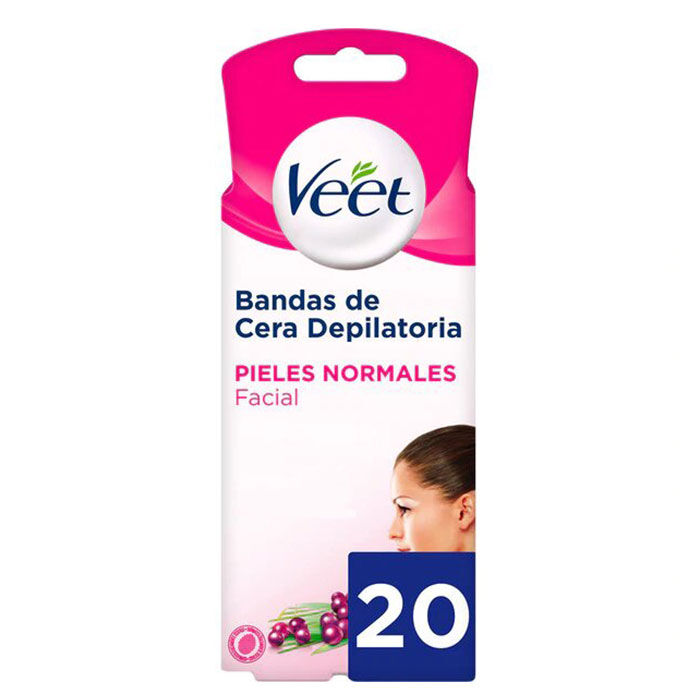 Bandas Faciales de Cera Depilatoria Piel Normal  1ud.-194414 0