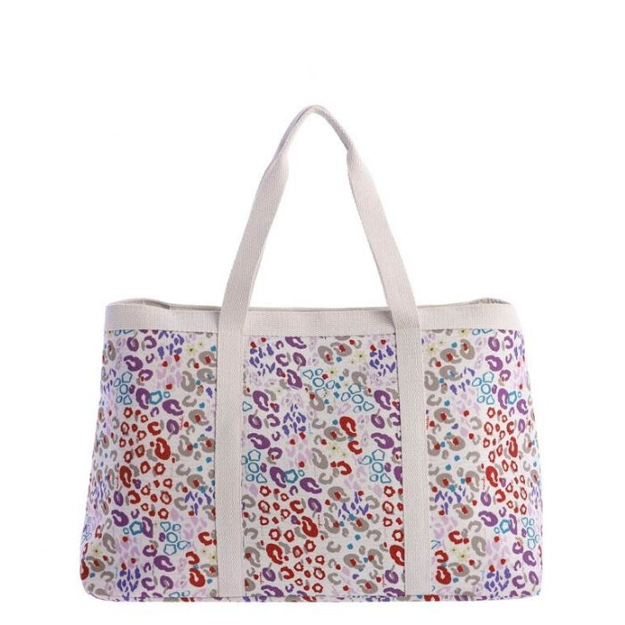 Bolso de Hombro Animal Print Multicolor   1
