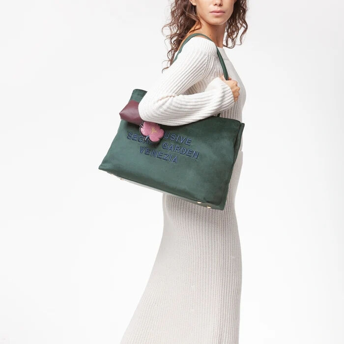 Bolso Shopper Secret Garden Verde   2