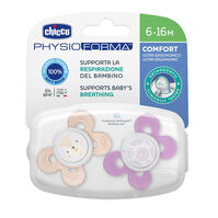 Chupete Physio Comfort Silicona Rosa 6-16 Meses  2ud. 2