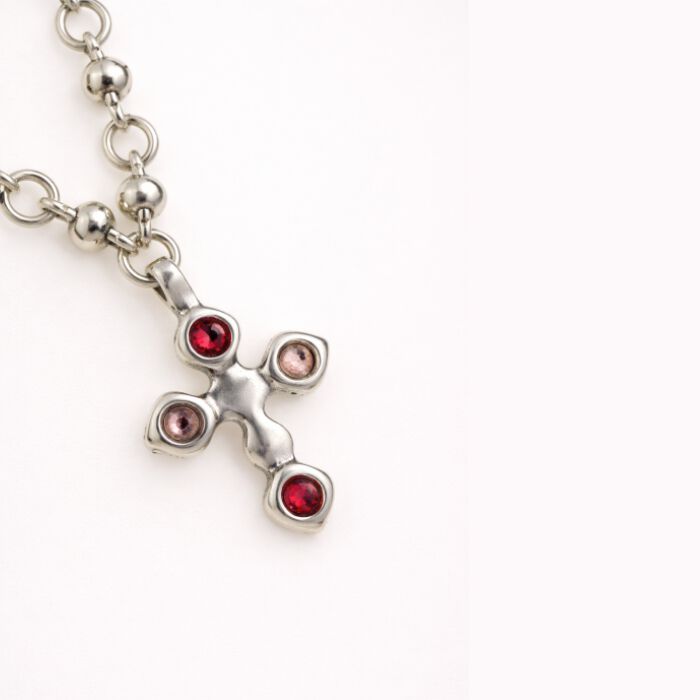 Collar Alma Plata y Piedras  T. &Uacute;nica-236293 1