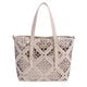 Bolso de Hombro Tote Calado Arena   2