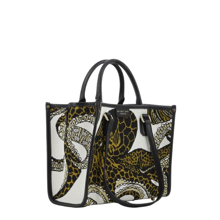 Bolso de Mano Bordado Octopus  T. &Uacute;nica-235964 5