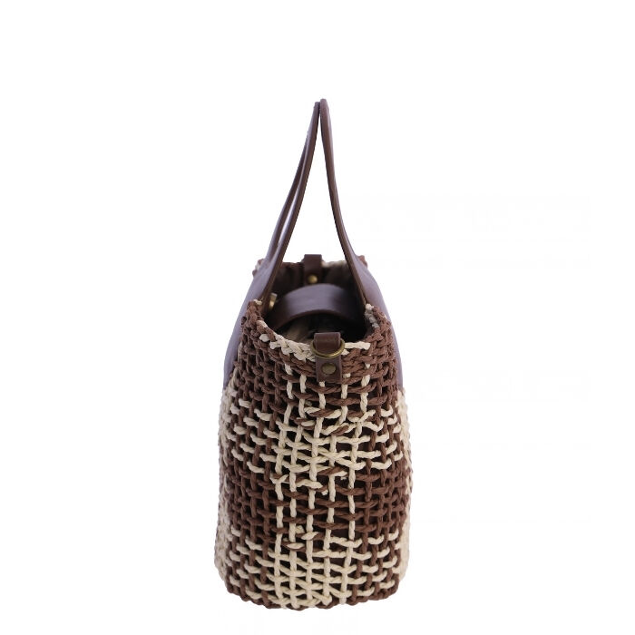 Bolso de Mano Necre Marr&oacute;n   2