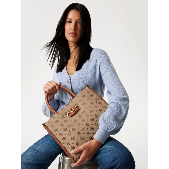 Bolso de Mano Neda Peony Marr&oacute;n   4