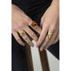 Anillo Kubik Kool Marrón  T. M-224655 1