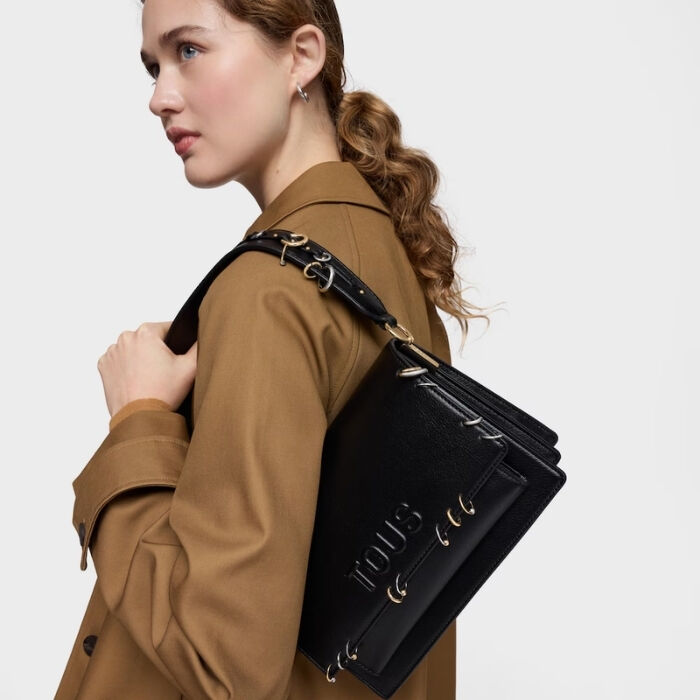 Bandolera Mediana Audree Earrings Negro   2