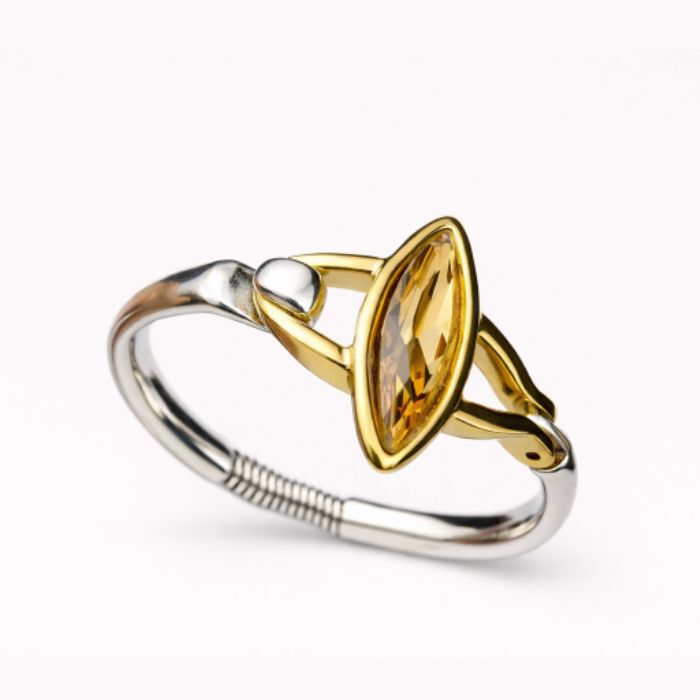 Pulsera Hortensia Oro y Plata  T. &Uacute;nica-236280 3