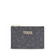 Monedero Tarjetero Kaos Mini Lines Gris Oscuro   4