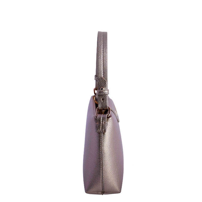 Bolso de Mano Sitges Plateado   2
