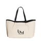 Bolso de Hombro Negro-Natural   3