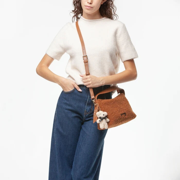 Bolso Bandolera Isabella Camel   1