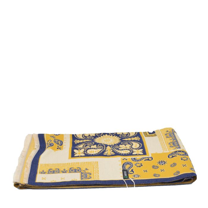 Pasmina Ocre y Marino  T. Única-232277 1