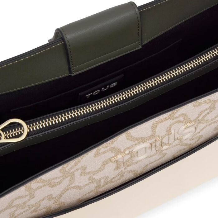 Bolso Shopper Pequeño Kaos Icon Marfil   2