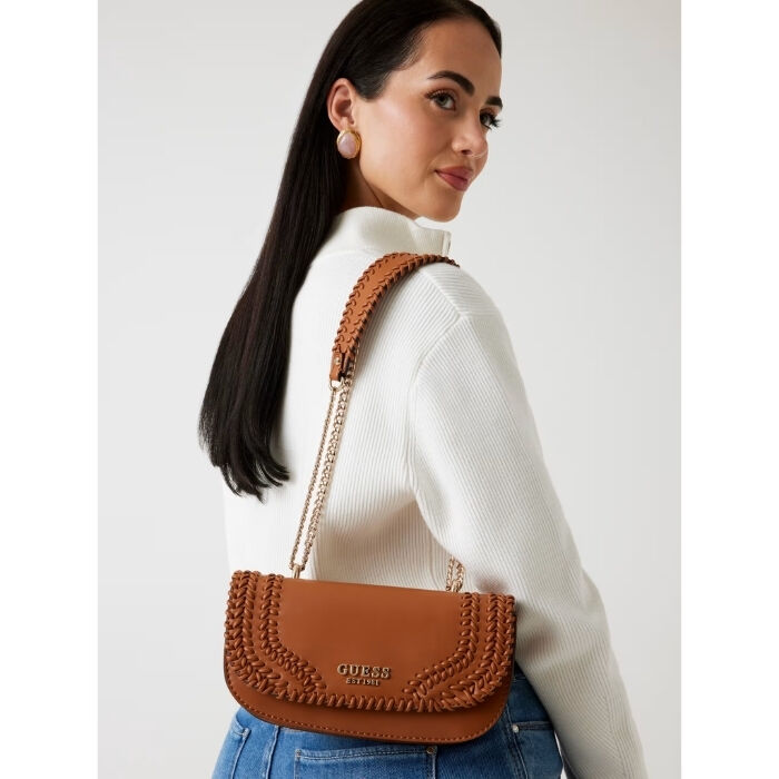 Mini Bolso Bandolera Tatum Marr&oacute;n  