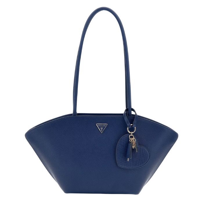 Bolso de Hombro Bolena Saffiano Azul  