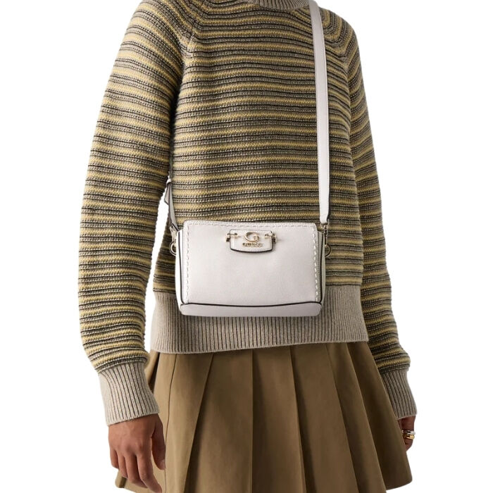 Mini Bolso Bandolera Nastra XS Blanco   4