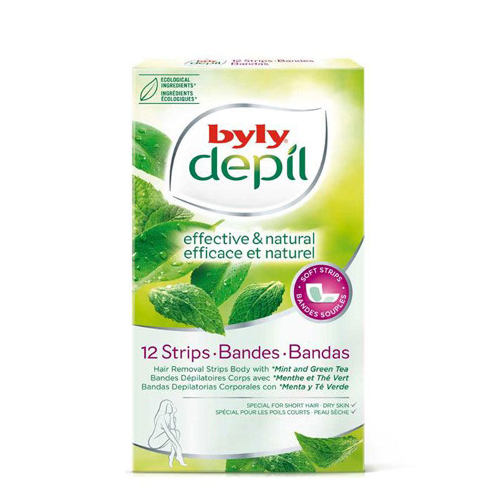 DEPIL MENTA Y TÉ VERDE BANDAS FACIALES  1ud.-226352 0