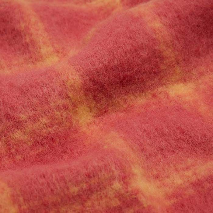 Bufanda con Estampado de Cuadros Rojo  T. Única-233840 1