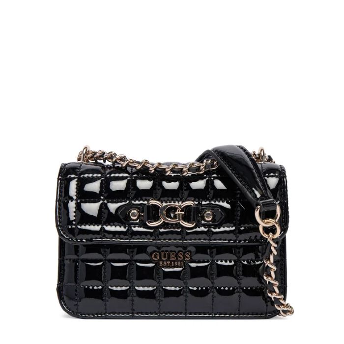 Bolso Bandolera Mini Nadira Charol Negro   0