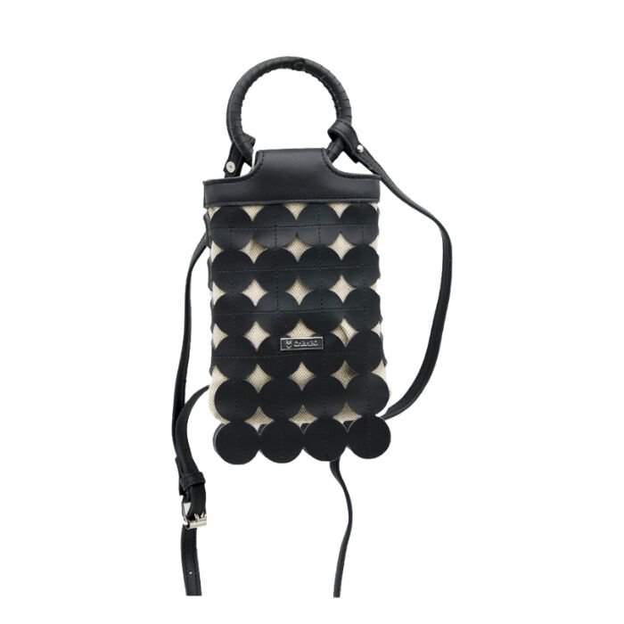 Bolso Bandolera Porta Móvil Negro  