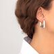 Pendientes Cuadrados Color Plata  T. Única-214943 1
