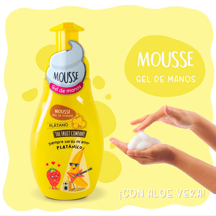 Jabón de Manos Mousse Plátano  250ml-195763 1