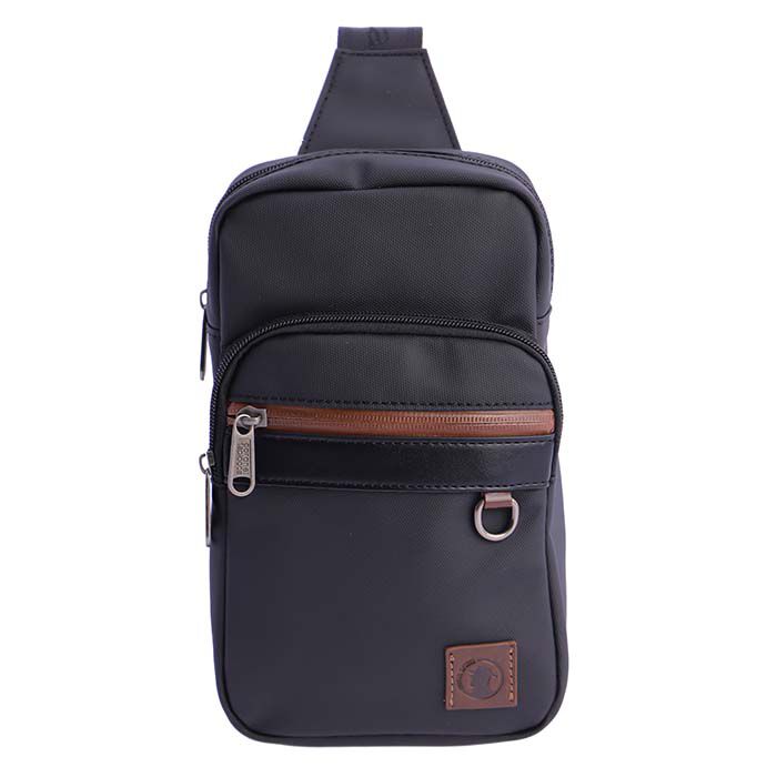 Bandolera Hombre Nylon Negro   0