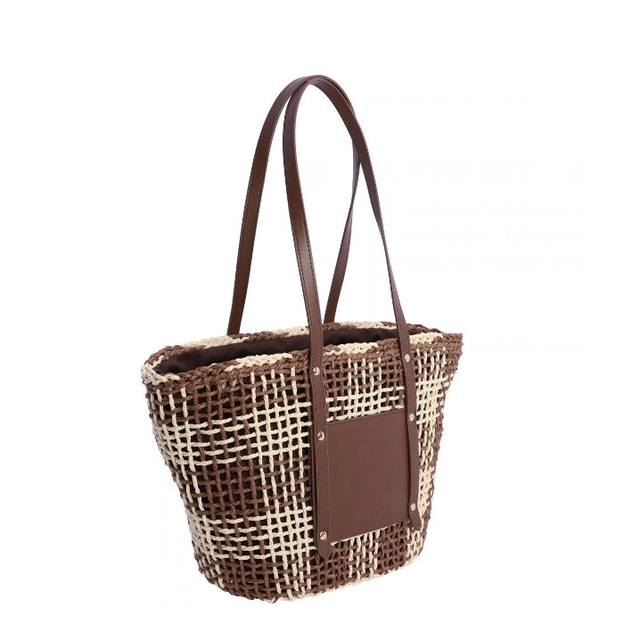 Bolso Shopper Soie Marr&oacute;n   1