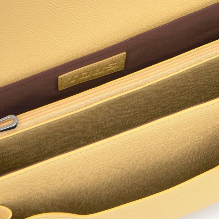 Bandolera Mediana Audree Studs Amarillo   1