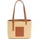 Bolso Shopper Unity Marr&oacute;n-Natural   0