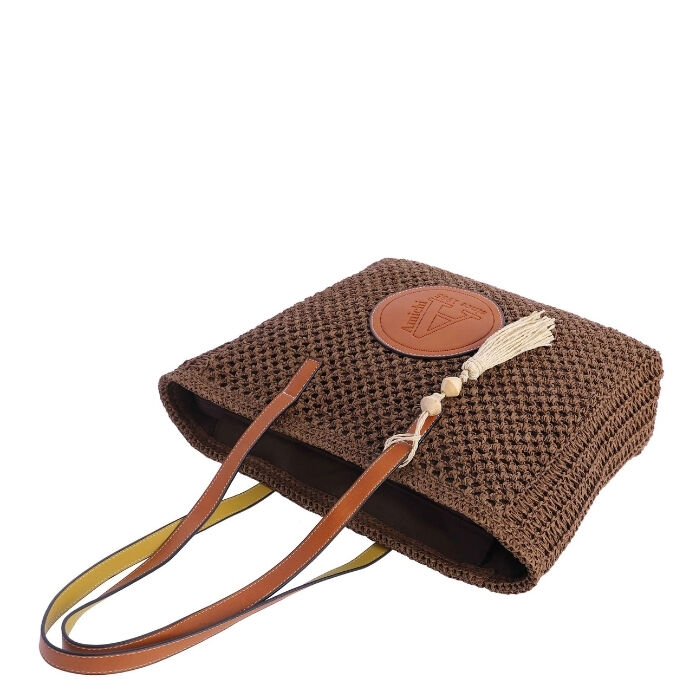 Bolso Shopper Fuerteventura Marr&oacute;n   5