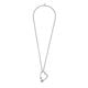 Collar Largo Cuore Color Plata  T. Única-216887 2