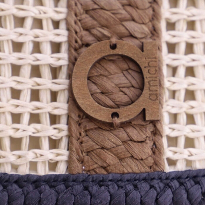 Bolso Bandolera Trenzado Beige   5