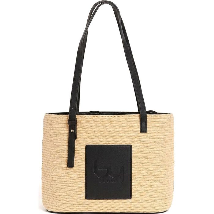 Bolso Shopper Unity Negro-Natural   3