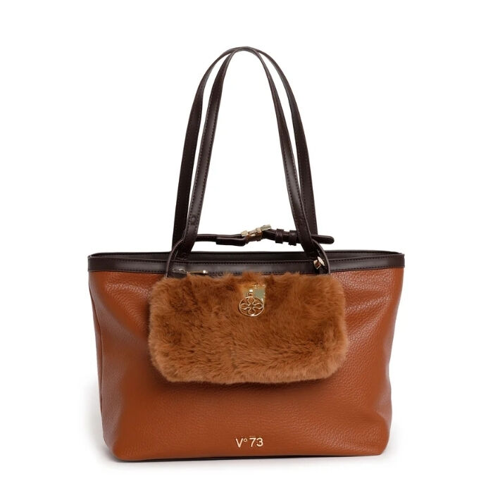Bolso Shopper Rodo Marr&oacute;n   0